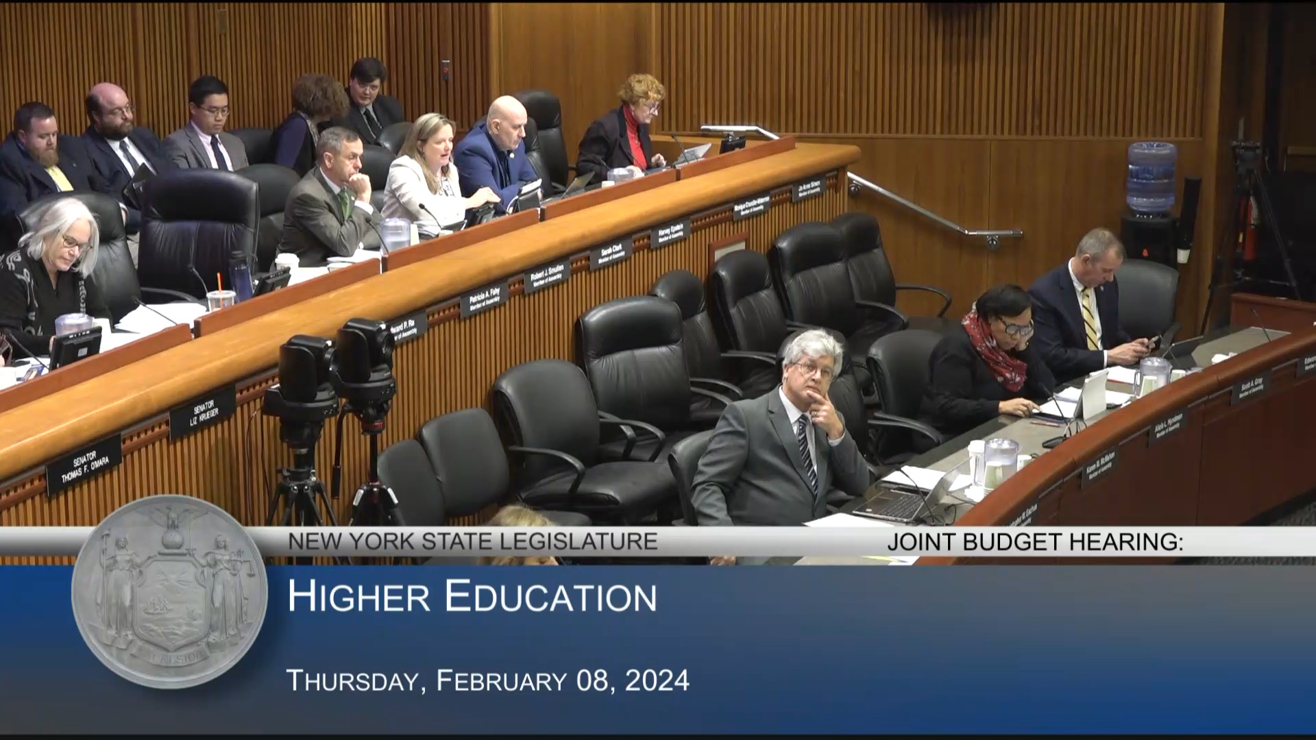 NYS Higher Education Services Corporation President Testifies During Budget Hearing on Higher Education