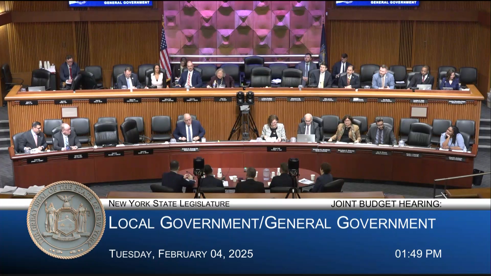 Statewide Mayors Testify During Joint Budget Hearing on Local/General Government