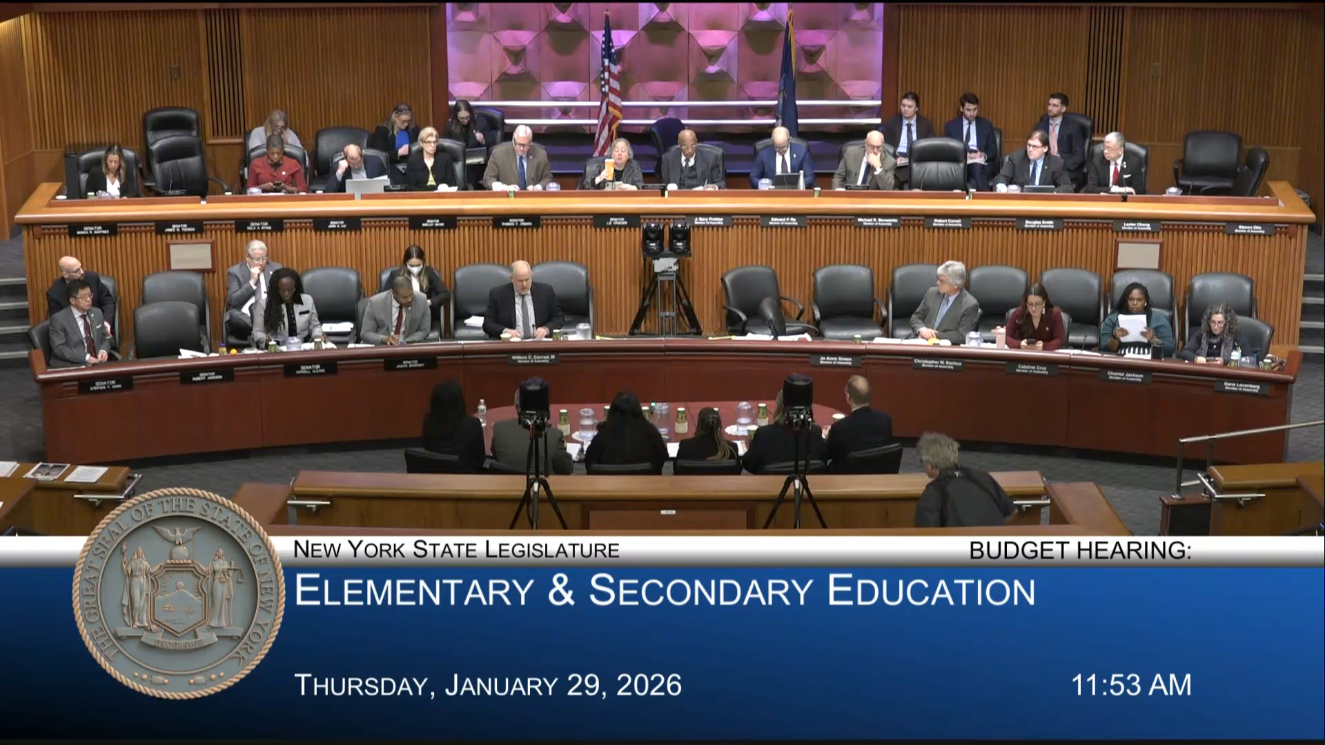 Education Commissioner Testifies During Budget Hearing on Elementary and Secondary Education