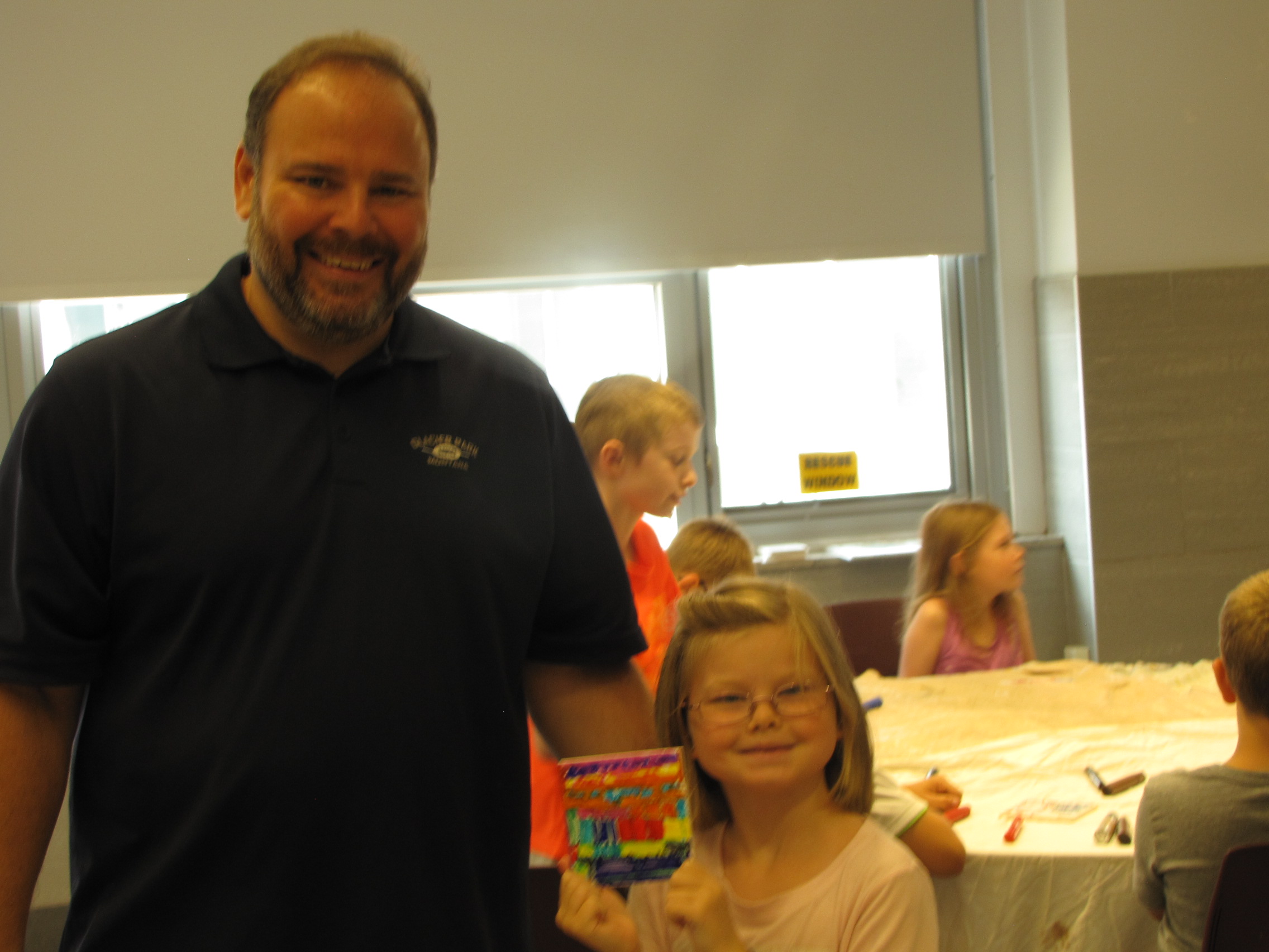 Assemblyman Phil Palmesano (R,C,I-Corning) and student Aronlee Towsley