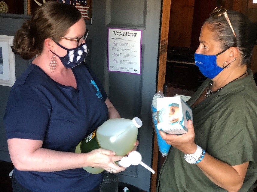 Pheffer Amato Drops Off Masks and Sanitizer to Rockaway Businesses Photo 2