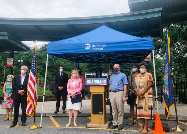 Gillibrand, MTA Leadership, NYS Senators and Assemblymembers Visit North White Plains Metro-North Station to Call for Federal Funding for MTA in Upcoming COVID-19 Relief Legislation