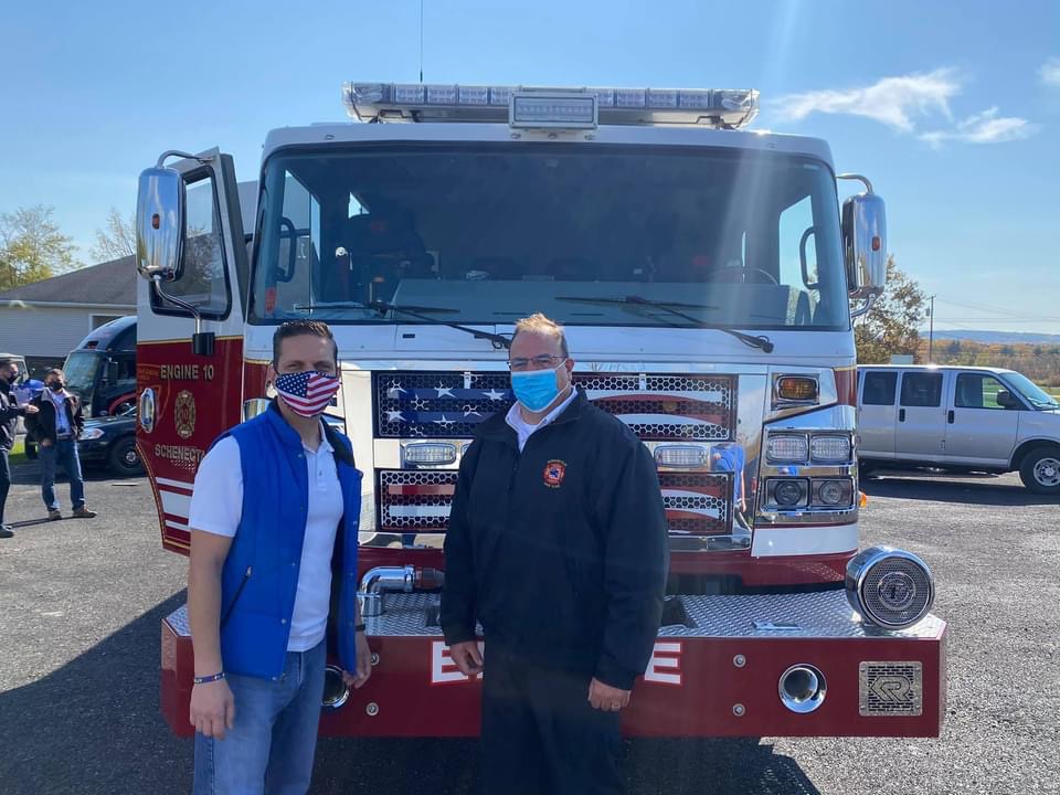 Assemblyman Santabarbara hosting drive-thru COVID-19 Disinfecting and Sanitizing Event for Emergency Response Vehicles