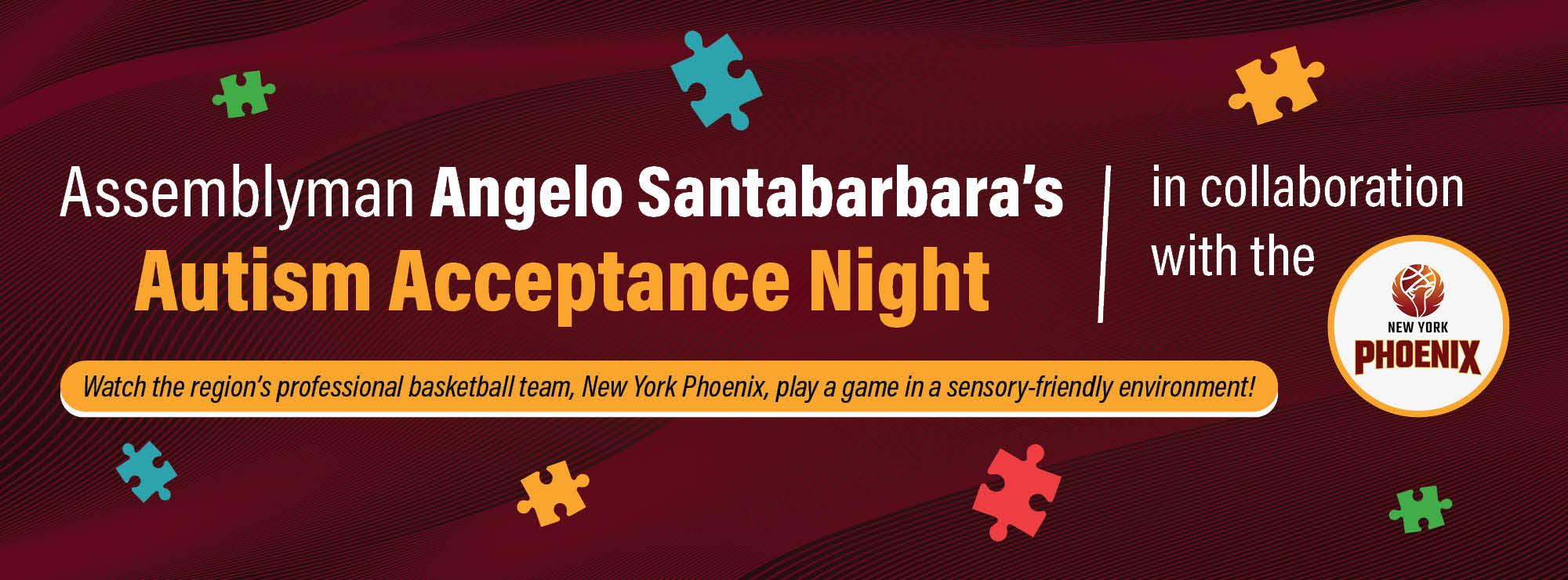 Register to attend Autism Acceptance Night at the New York Phoenix game Register to attend Autism Acceptance Night at the New York Phoenix game